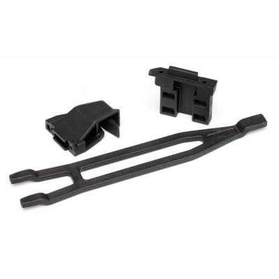 BATTERY HOLD-DOWN, TALL / RETAINER FOR TALLER BATTERIES - TRAXXAS 7426X